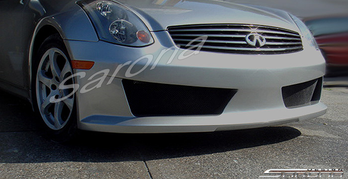 Custom Infiniti G35 Coupe Front Bumper  (2003 - 2007) - $590.00 (Part #IF-005-FB)